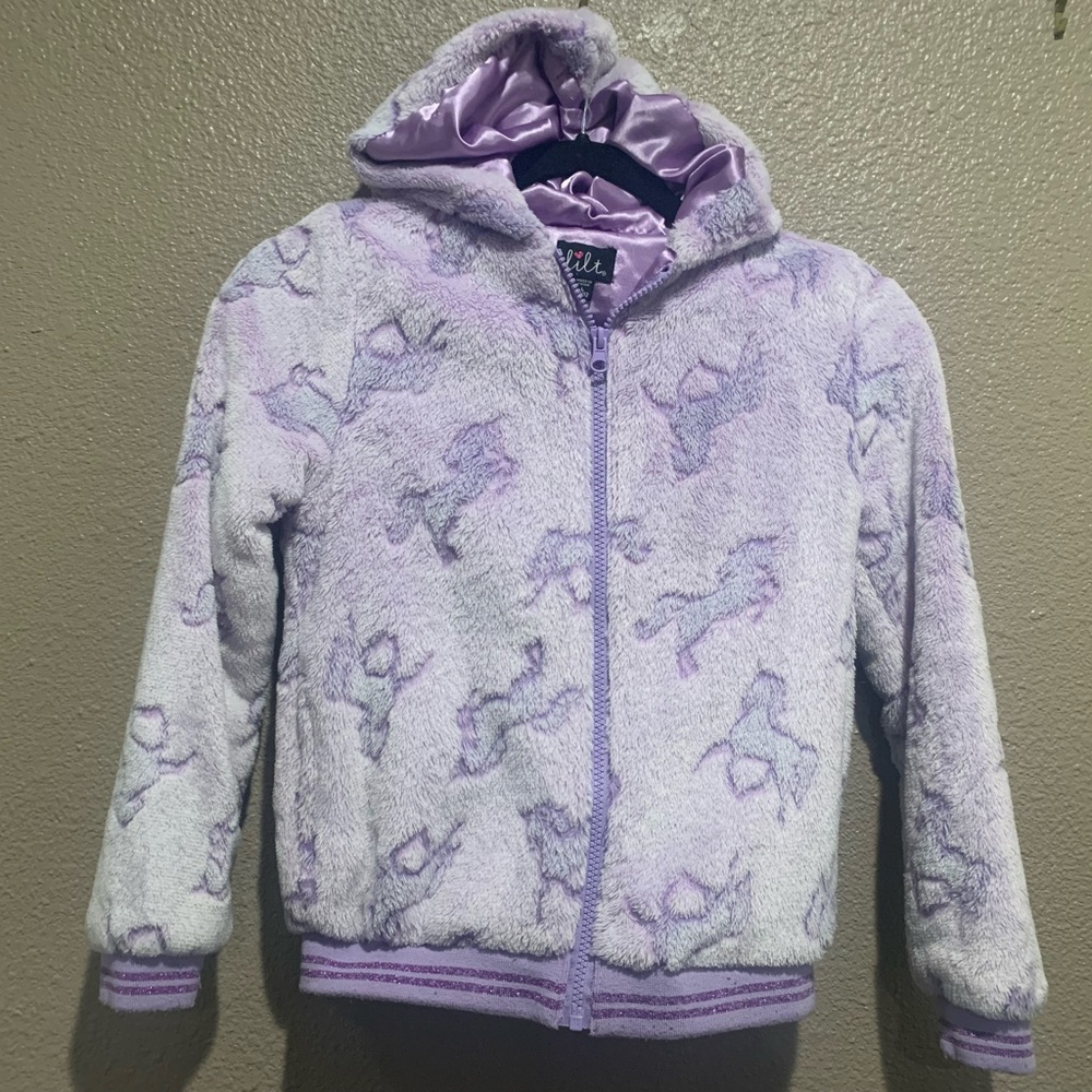 purple unicorn jacket